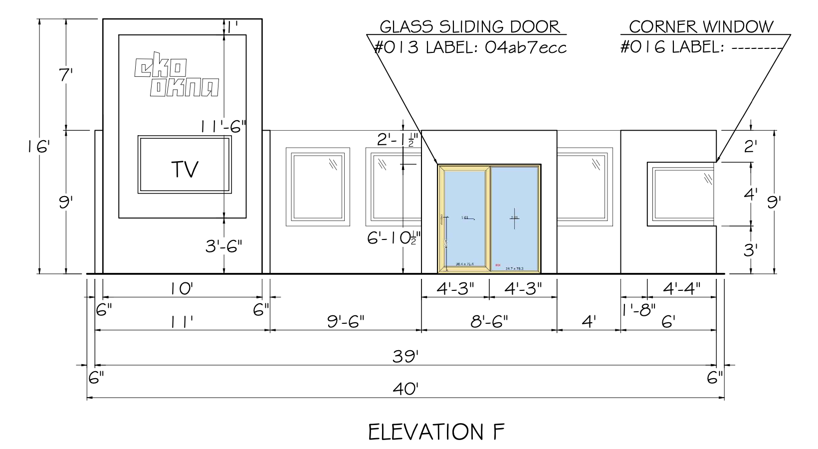 Elevation EF